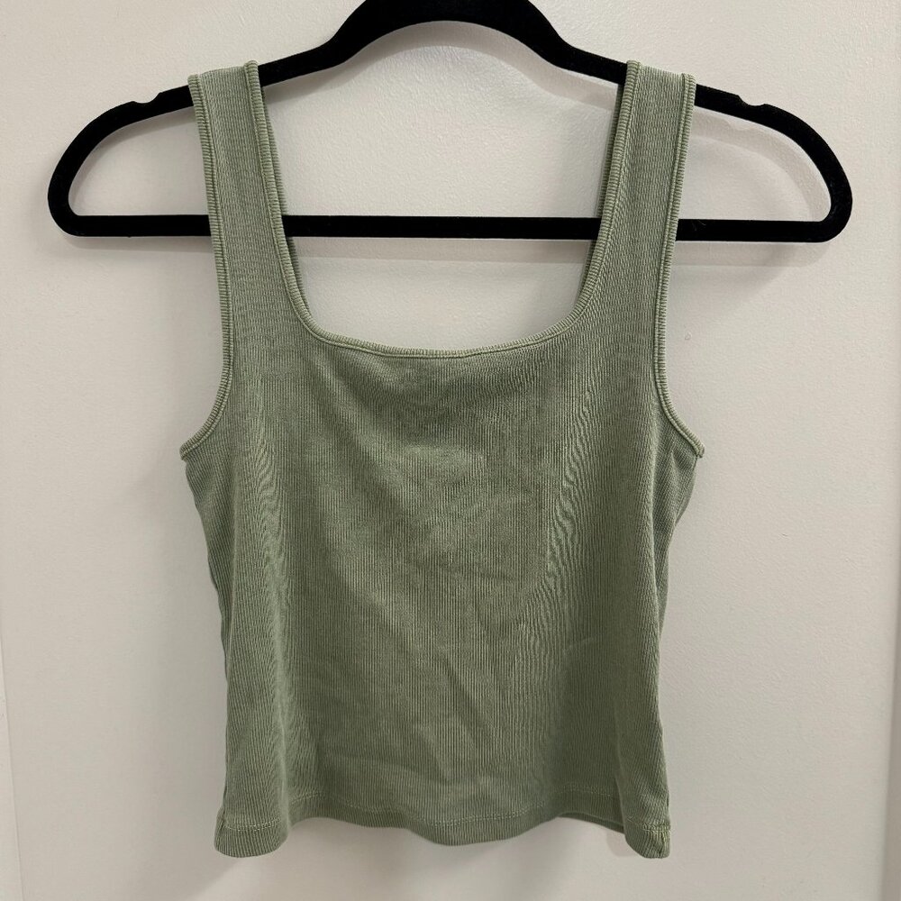 New Women's Size S Old Navy Light Green Camisole Crop Tank Top